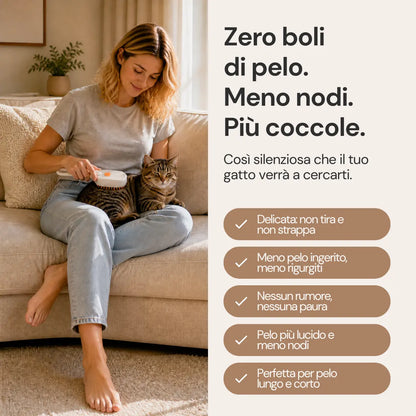 MistyPaws™ | Spazzola a Vapore Delicato